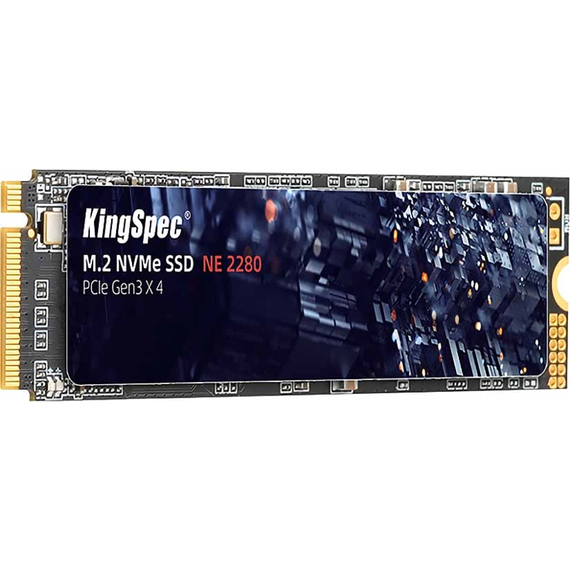 Твердотельный накопитель Kingspec SSD NE-2TB 2280, 2 ТБ, 3D NAND, чтение 3000 МБ/с, 1000 ТБ, фото 3