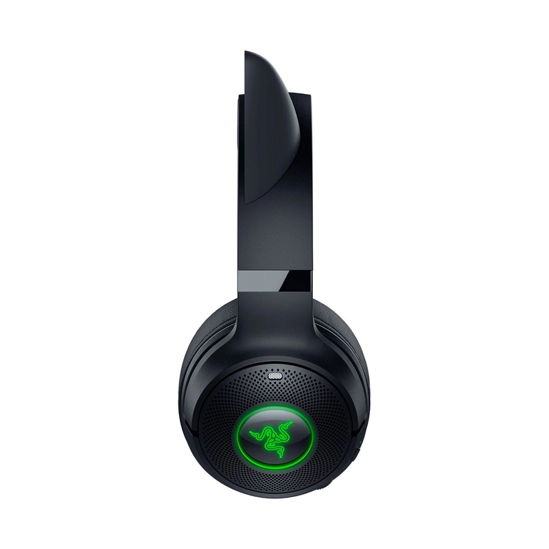 Гарнитура Razer Kraken Kitty V2 BT, Bluetooth 5.2, полноразмерные, зелёный, чёрный, для геймеров, фото 7