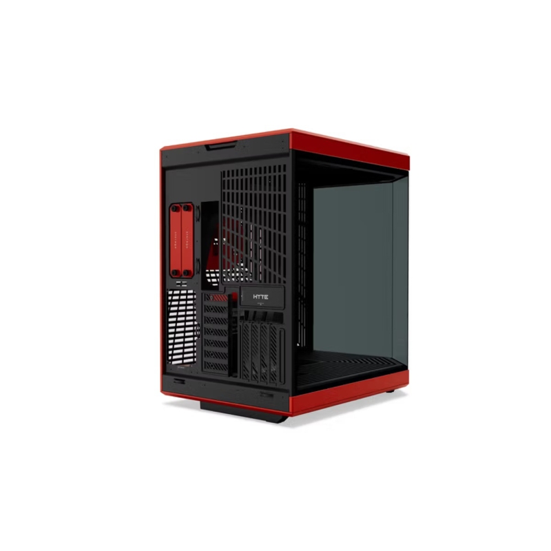 Корпус для ПК Hyte Y70, Midi Tower, красный, чёрный, под ATX, E-ATX, mATX, Mini-ITX, фото 4
