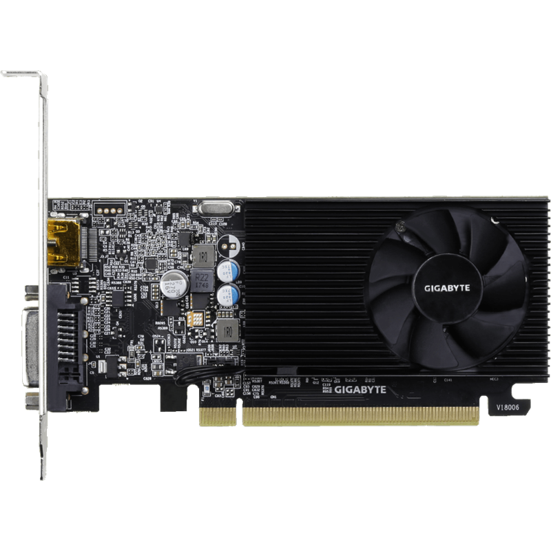 Видеокарта Gigabyte NVIDIA GeForce GT 1030, 2 ГБ видеопамяти, SDDR4, PCI Express 3.0, фото 2