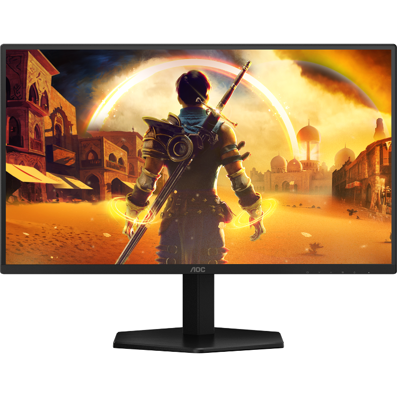 Монитор AOC 25G42E, 24.5 дюйма, 1920x1080, 180 Гц, IPS, чёрный, DP x 1, HDMI x 1, Jack 3.5 mm x 1