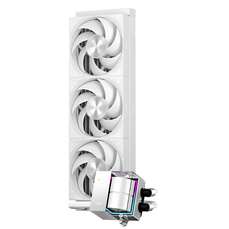 Система жидкостного охлаждения PcCooler DS360 Pro Digital WH, вентилятор 120 мм, шум 34.3 дБА, AM5