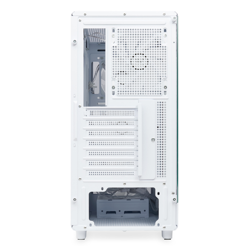 Корпус для ПК Hspd M510, Midi Tower, белый, под ATX, mATX, Mini-ITX, материал закалённое стекло, сталь, фото 31