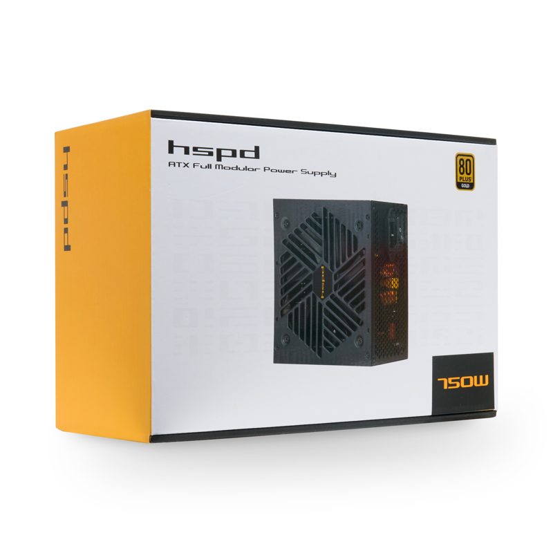 Блок питания Hspd HSI-750GF-BK, 750 Вт, 80 PLUS Gold, ATX, активный PFC, вентилятор 120x120 мм, фото 6
