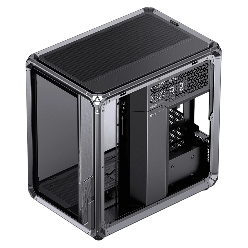 Корпус для ПК Jonsbo X400 Pro, Midi Tower, серый, под ATX, mATX, mITX, материал закалённое стекло, сталь, фото 5