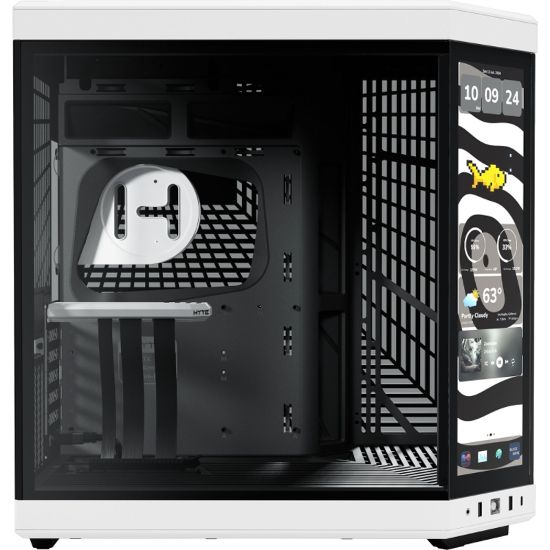 Корпус для ПК Hyte Y70 Touch Infinite, Midi Tower, белый, CS-HYTE-Y70TTI-WB, фото 2