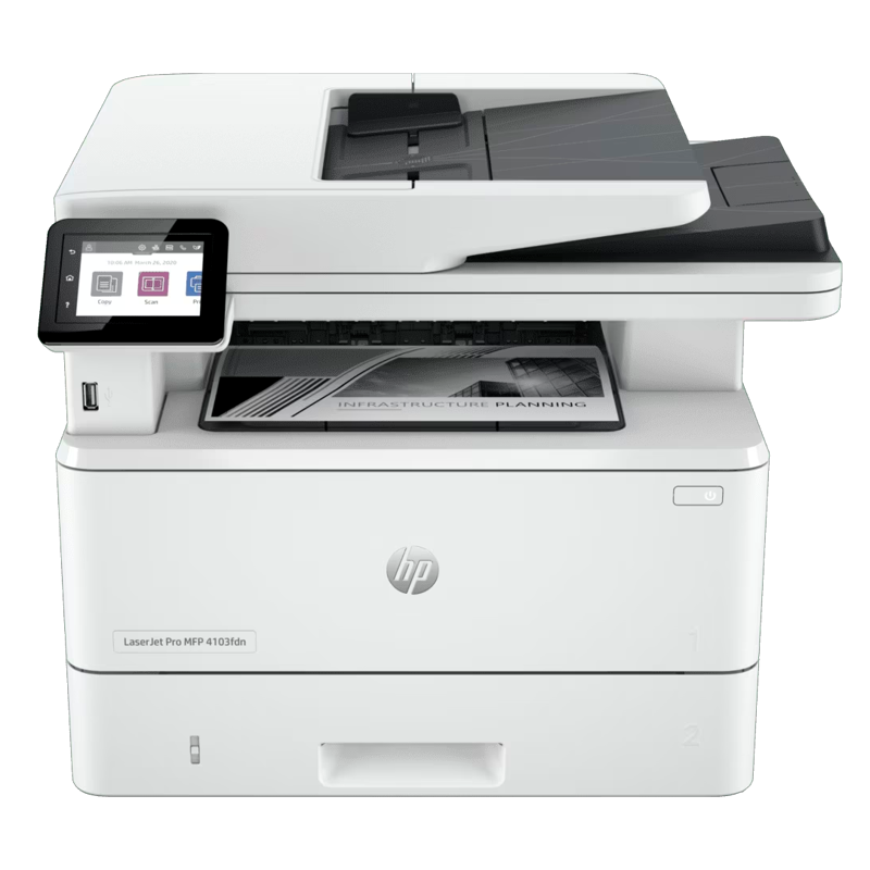 МФУ лазерное HP LaserJet Pro 4103fdn, A4, двусторонняя печать, сканирование 1200x1200 dpi, USB, Ethernet, фото 2