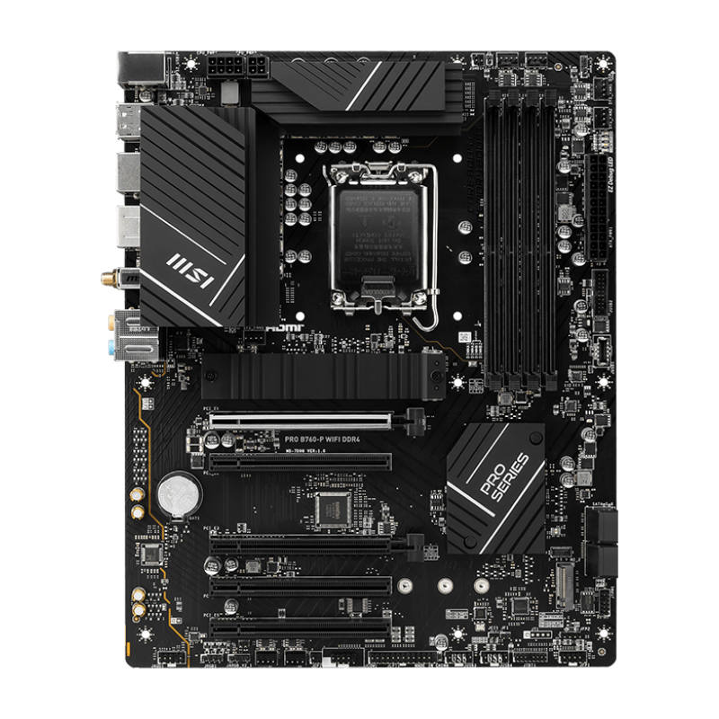 Материнская плата MSI INTEL B760 s1700, LGA1700, ATX, DDR4, DIMM, 128 ГБ ОЗУ, фото 2