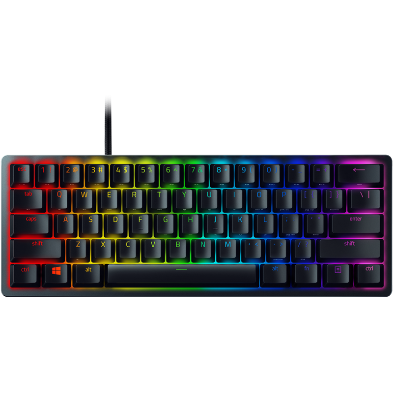 Клавиатура Razer Huntsman Mini - Russian Layout, проводное подключение, USB-A, оптико-механические