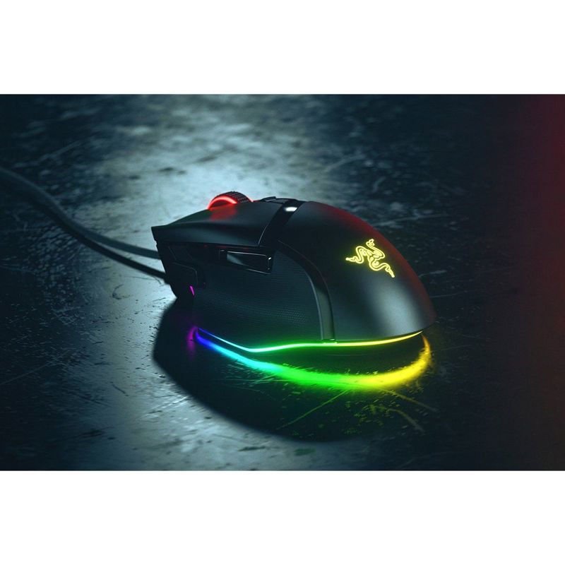 Мышь Razer Basilisk V3 35K, проводное подключение, USB-C, 35000 dpi, чёрный, подсветка, фото 5