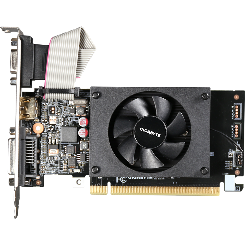 Видеокарта Gigabyte NVIDIA GeForce GT 710, 2 ГБ видеопамяти, DDR3, фото 10