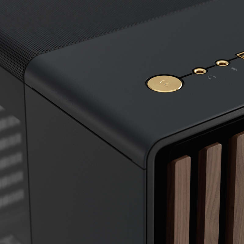 Корпус для ПК Fractal Design North TG Dark Tint, Midi Tower, чёрный, под ATX, mATX, Mini-ITX, фото 2