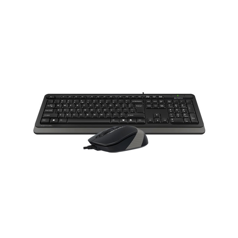Комплект клавиатура и мышь A4Tech + Fstyler F1010, проводное подключение, USB-A, серый, фото 5