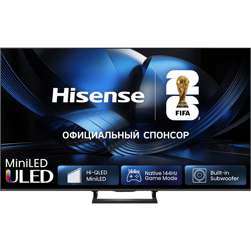 Телевизор Hisense 65U7S, 65 дюймов, 4K UHD, MiniLED, 144 Гц, Smart TV, DVB-T2/T/C/S2/S, фото 2