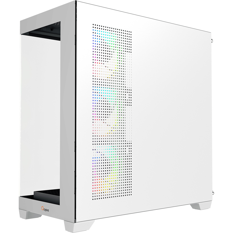 Корпус для ПК Ocypus Gamma C72 WH ARGB, Midi Tower, белый, под ATX, mATX, mITX, подсветка ARGB, фото 3