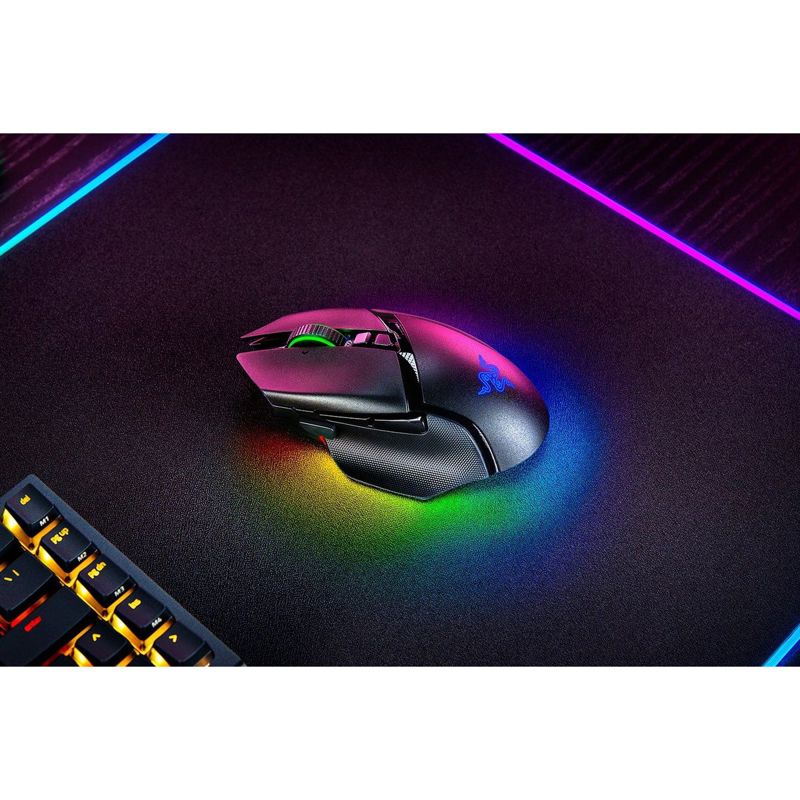 Мышь Razer Basilisk V3 Pro 35K, радиоканал, 35000 dpi, чёрный, подсветка, фото 11