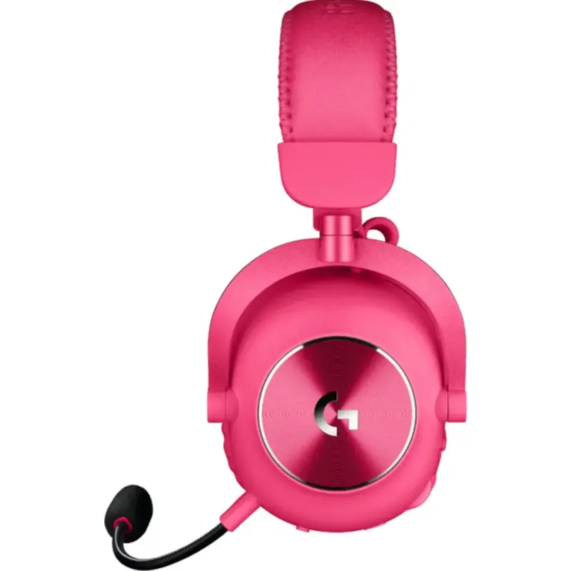 Гарнитура Logitech G PRO X 2 LIGHTSPEED - Pink, радиоканал, Mini-jack, полноразмерные, розовый, фото 3