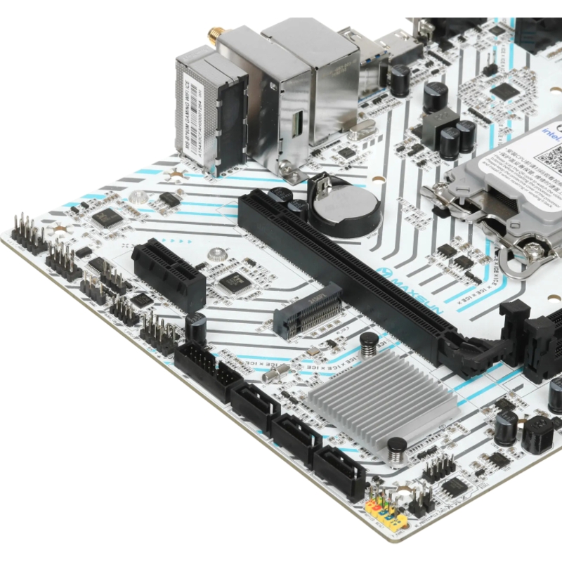 Материнская плата Maxsun MS-B760M WIFI ICE, LGA1700, Intel B760, Micro-ATX, DDR4, фото 3