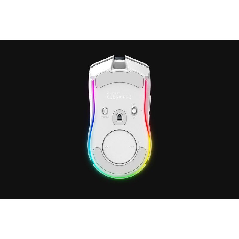 Мышь Razer Cobra Pro, USB-C, Bluetooth, радиоканал, 30000 dpi, белый, подсветка, фото 32