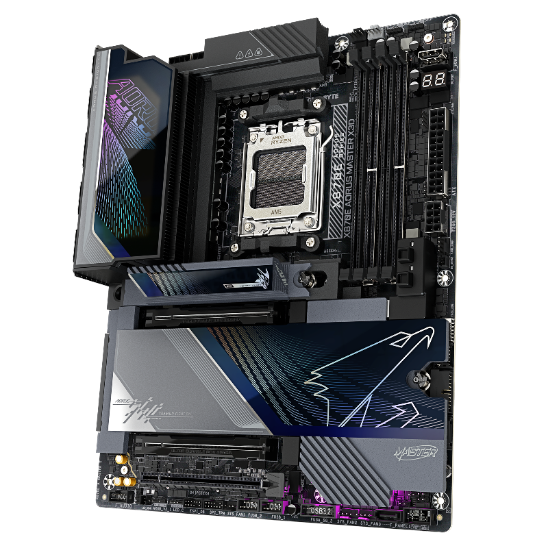 Материнская плата Gigabyte X870E A MASTER X, AM5, AMD X870E, ATX, DDR5, фото 4