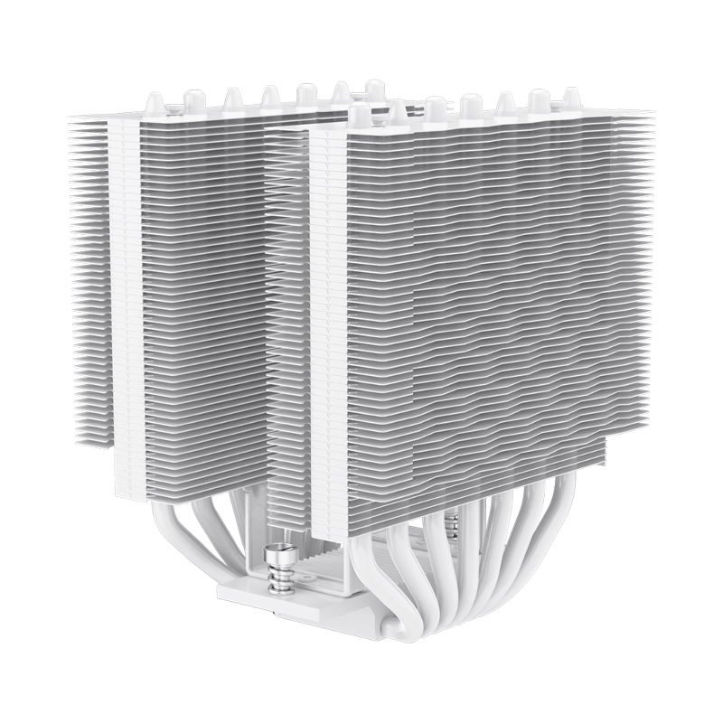 Кулер для процессора PcCooler RT720 TC ARGB WH, AM5, вентилятор 120 мм, шум 34.9 дБА, подсветка ARGB, фото 3