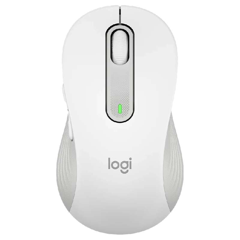 Мышь Logitech Signature M650L -OFF-WHITE-BT-M650 L, USB-A, Bluetooth, 4000 dpi, белый