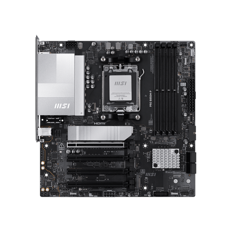 Материнская плата MSI PRO B850M-P, AM5, AMD B850, mATX, DDR5, UDIMM