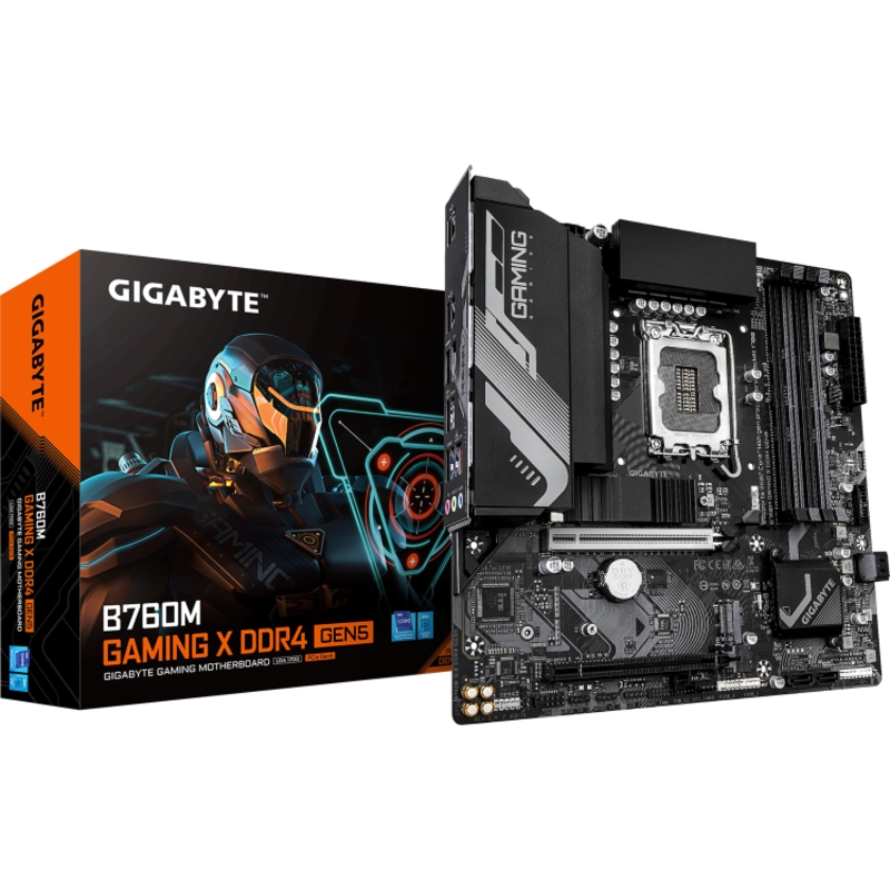 Материнская плата Gigabyte B760M G X DDR4 GEN5, LGA1700, Intel B760, Micro-ATX, фото 4