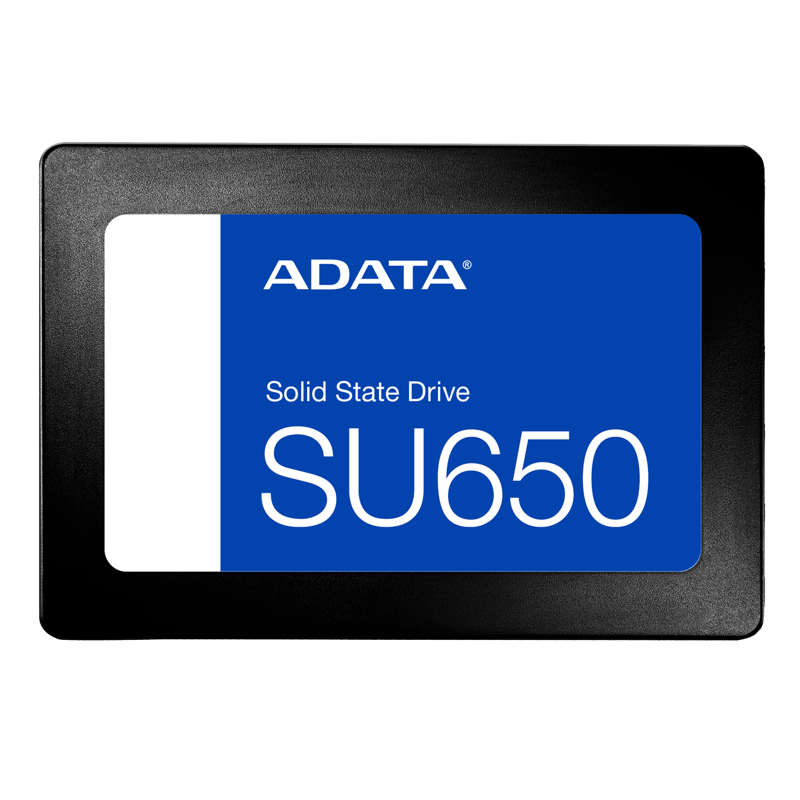 Твердотельный накопитель ADATA SSD Ultimate SU650, 960 ГБ, 3D TLC, чтение 500 МБ/с, 560 ТБ
