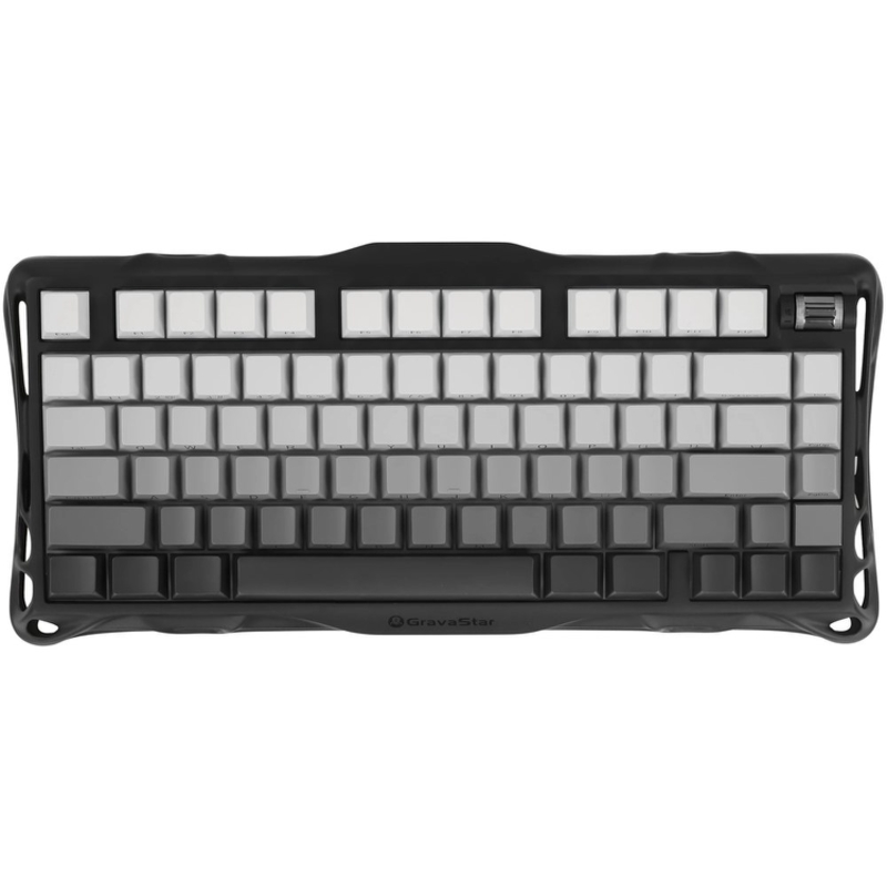 Клавиатура Gravastar Mercury K1 GBLK RU, USB-C, Bluetooth, радиоканал, механические, серый, подсветка, фото 2