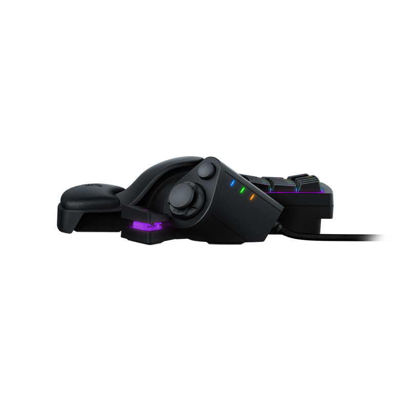 Клавиатура Razer Tartarus v2, проводное подключение, USB-A, мембранные+механические, чёрный, фото 4