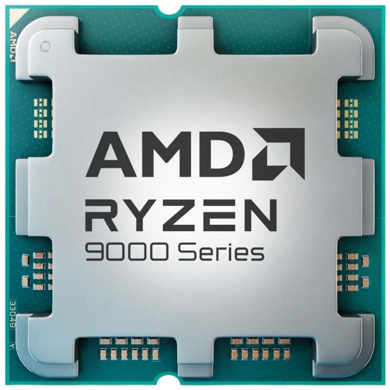 Процессор AMD Ryzen 5 9500F, AM5, OEM, 6 ядер, 12 потоков, до 5 ГГц, до 65 Вт