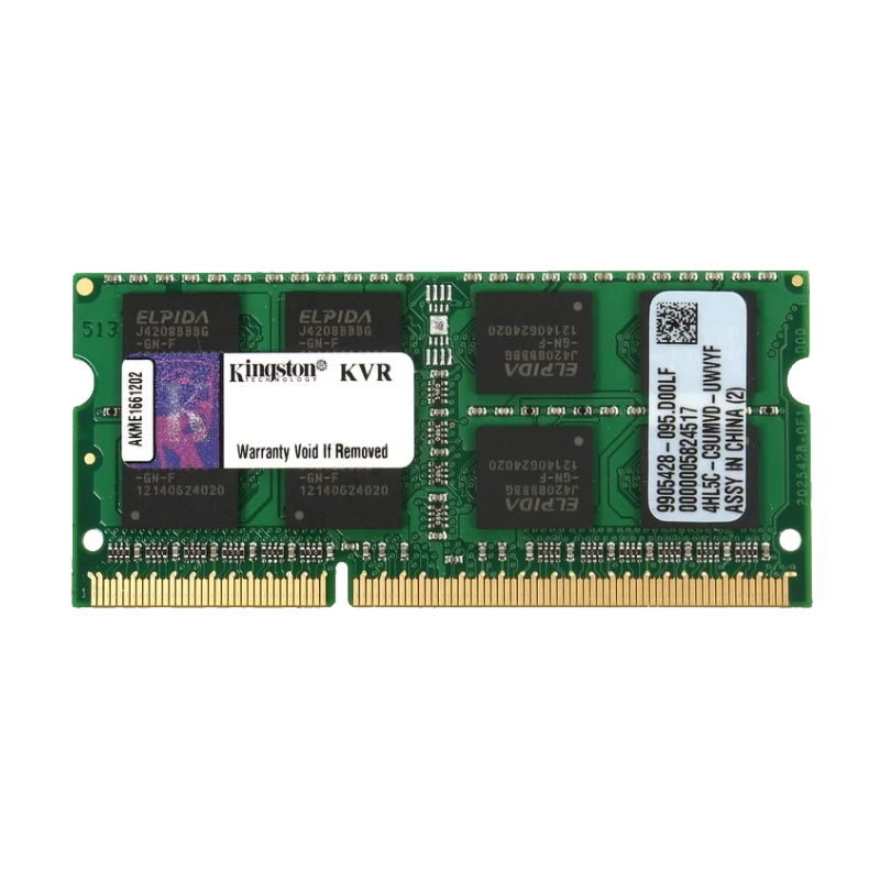 Оперативная память Kingston KVR16S11/8WP, 8 ГБ, DDR3, 1600 МГц, SO-DIMM, PC3-12800, CL11