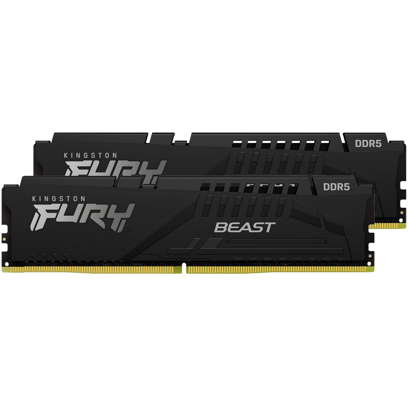 Оперативная память Kingston KF560C36BBE2K2-32, 32 ГБ (2x16 ГБ), DDR5, 6000 МГц, DIMM, PC5-48000