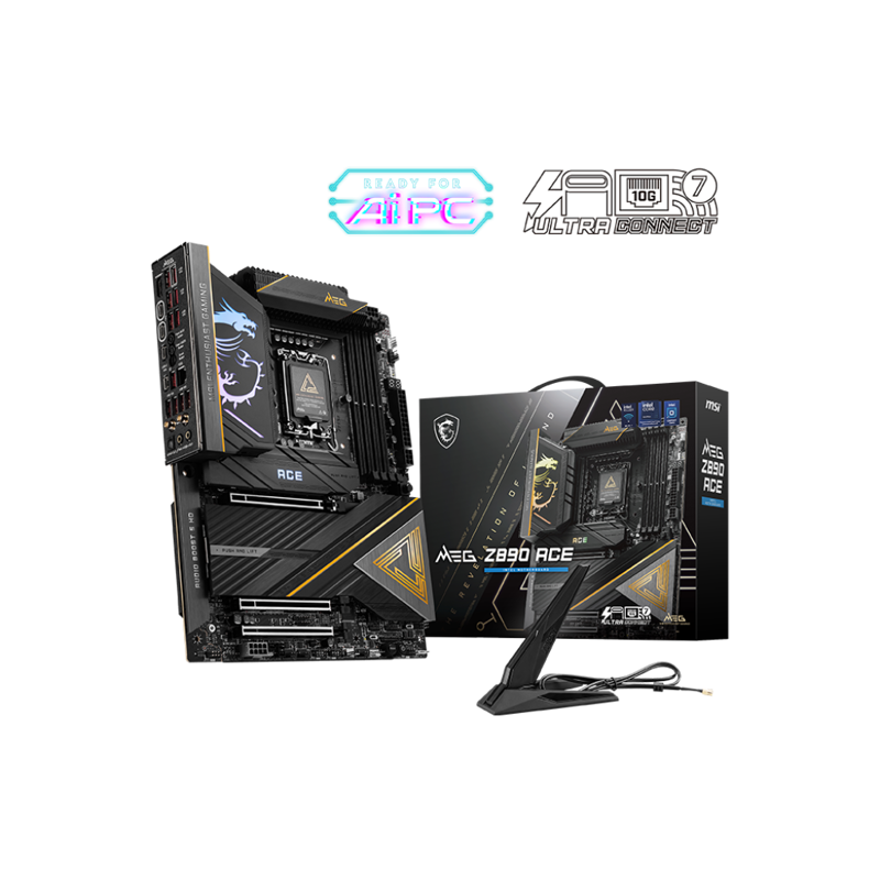 Материнская плата MSI MEG Z890 ACE, LGA1851, Intel Z890, ATX, DDR5
