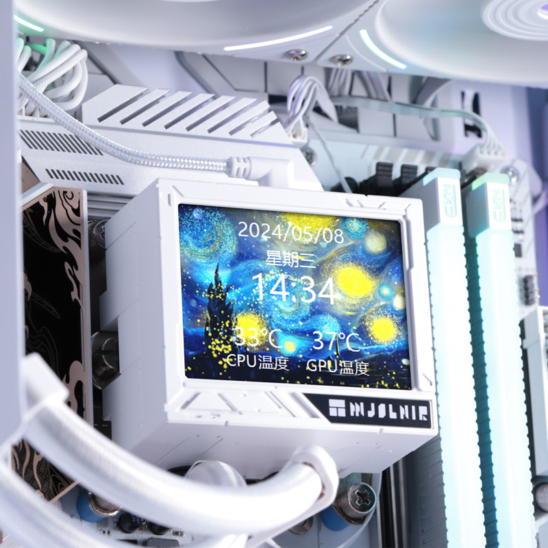 Система жидкостного охлаждения Thermalright Mjolnir Vision 360, вентилятор 120 мм, шум 27 дБА, фото 7