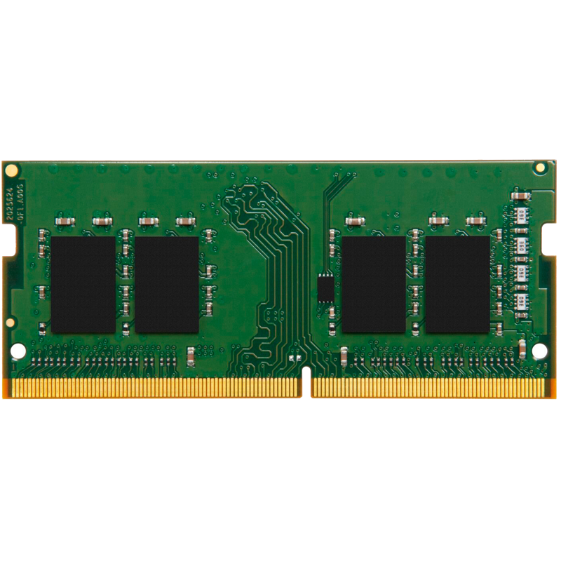 Оперативная память Kingston KVR32S22S8/16, 16 ГБ, DDR4, 3200 МГц, SO-DIMM, PC4-25600, CL22