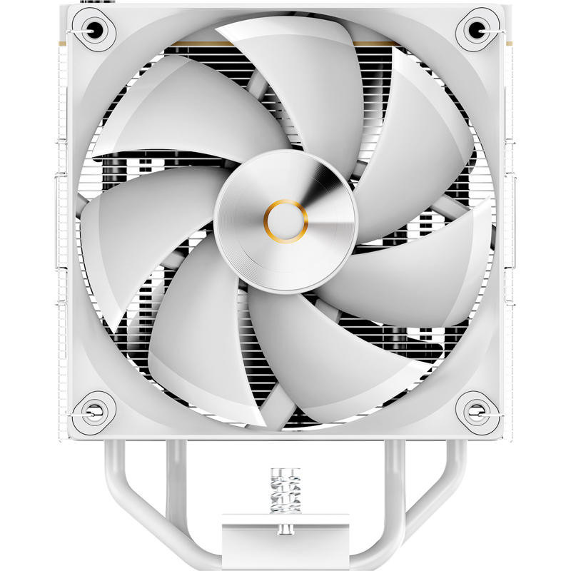 Кулер для процессора Ocypus Iota A40 WH Dual Fan, AM5, до 220 Вт, вентилятор 120 мм, шум 29 дБА, фото 3