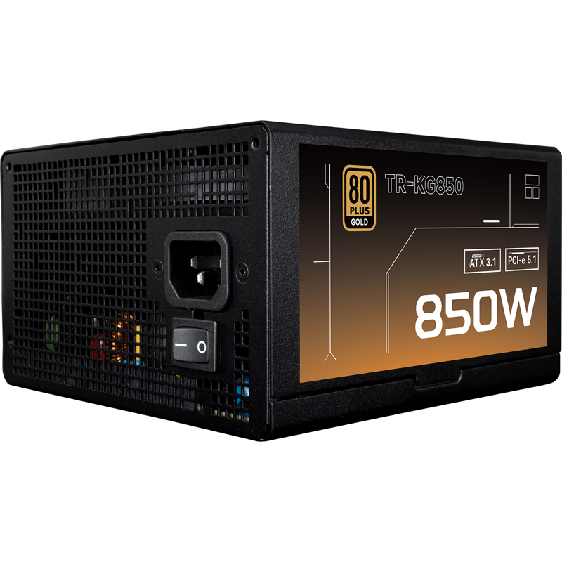 Блок питания Thermalright TR-KG850, 850 Вт, 80 PLUS Gold, ATX, активный PFC, вентилятор 120x120 мм, фото 2
