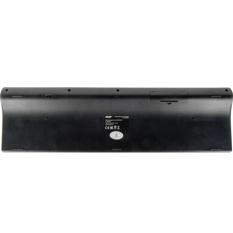 Клавиатура Acer OKR020 2.4G slim Multimedia, радиоканал, ножничные, чёрный, фото 11