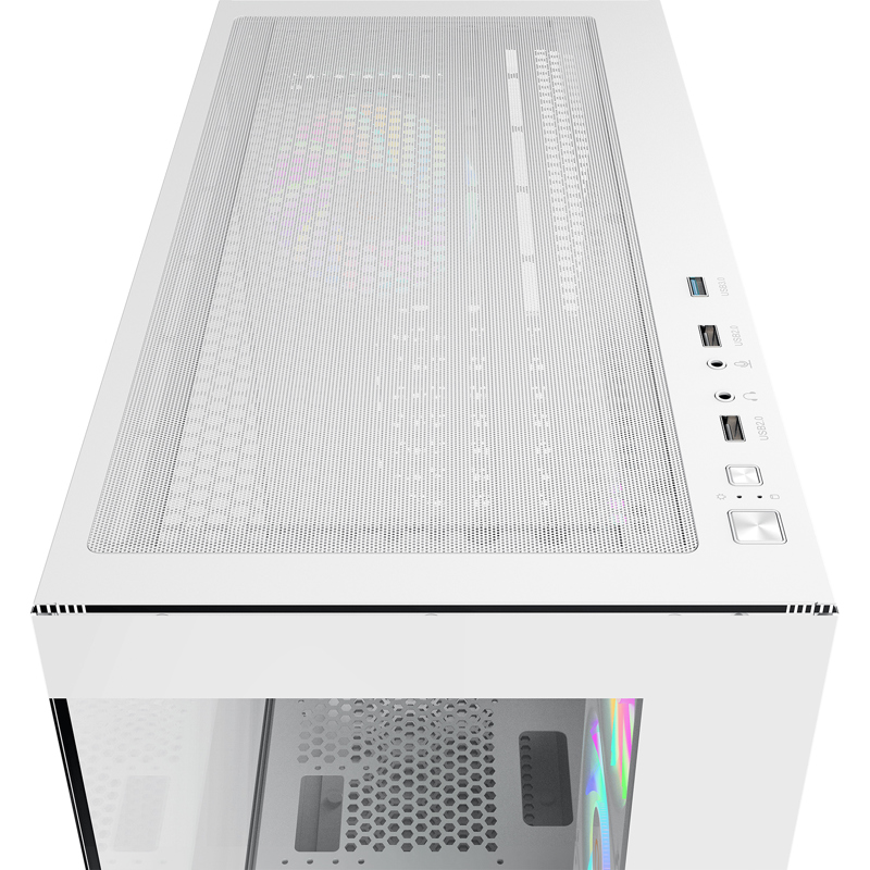 Корпус для ПК Ocypus Gamma C72 WH ARGB, Midi Tower, белый, под ATX, mATX, mITX, подсветка ARGB, фото 7