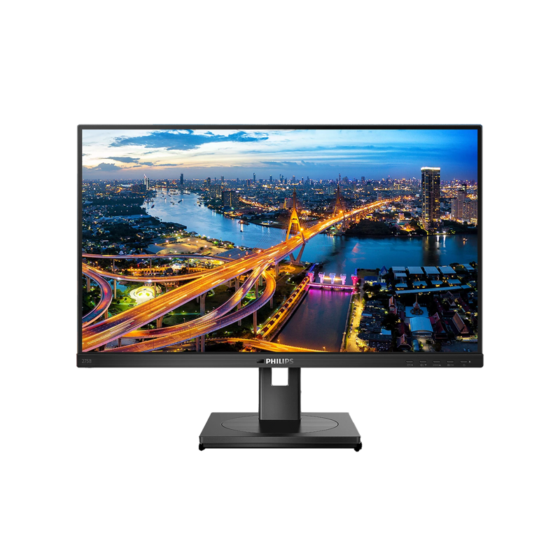 Монитор Philips 275B1, 27 дюймов, 2560x1440, 75 Гц, IPS, 350 кд/м², чёрный