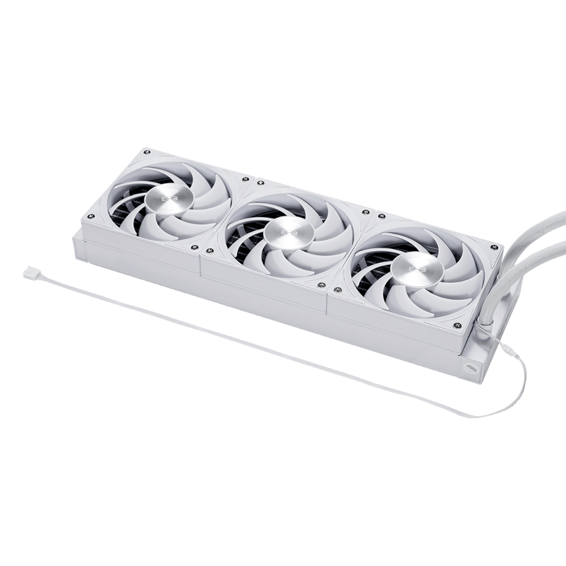 Система жидкостного охлаждения PcCooler DS360 ARGB Display WH, вентилятор 120 мм, шум 39.8 дБА, AM5, фото 6