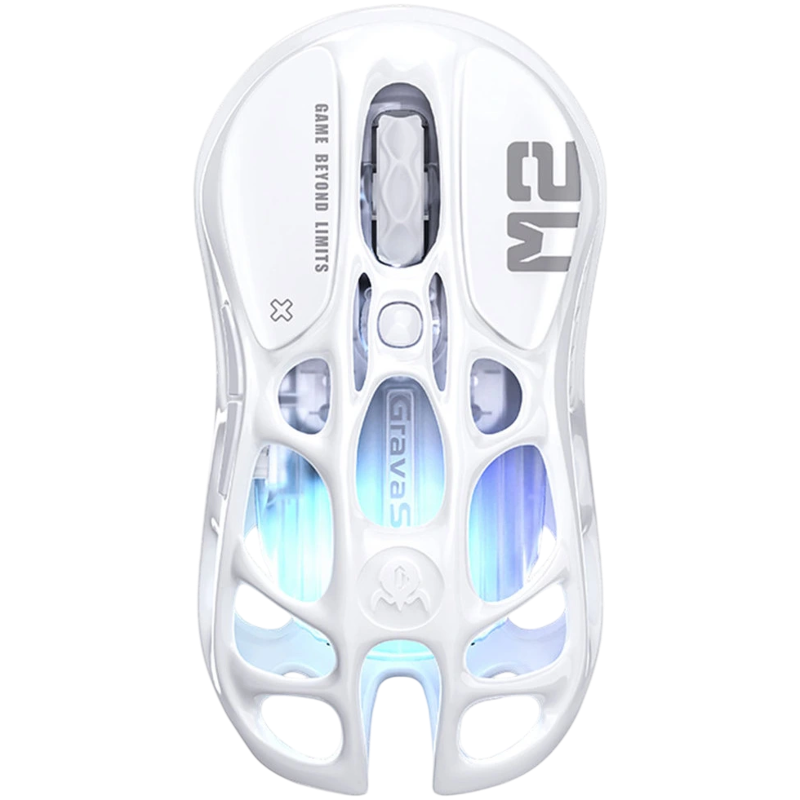 Мышь Gravastar Mercury M2 WHT, беспроводное подключение, белый