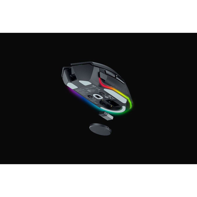 Мышь Razer Basilisk V3 Pro 35K, радиоканал, 35000 dpi, чёрный, подсветка, фото 12