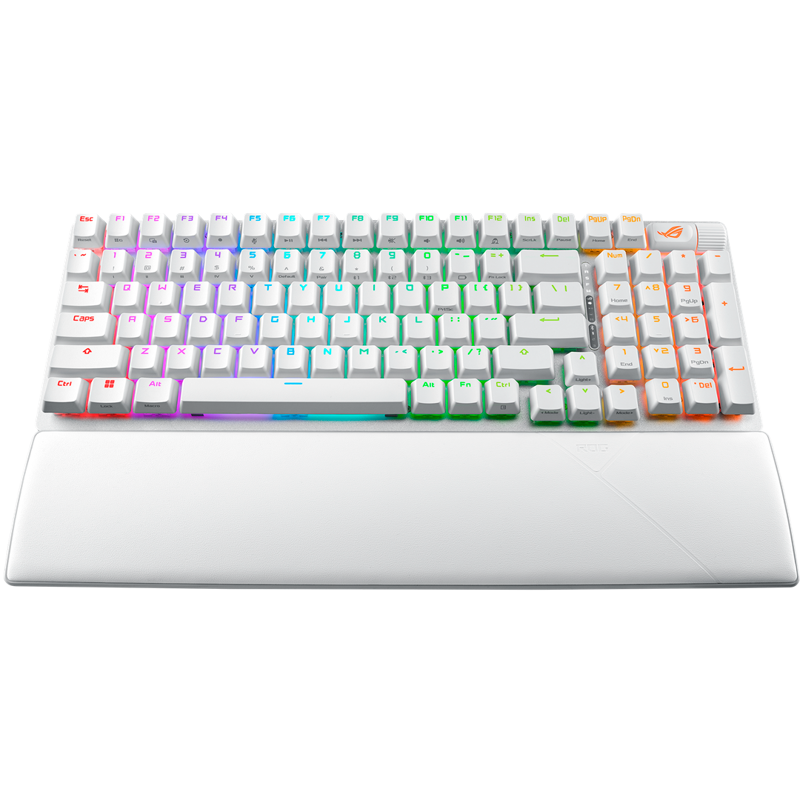 Клавиатура ASUS X901 SCOPE II 96 WL, USB-A, USB-C, Bluetooth и др., белый, подсветка