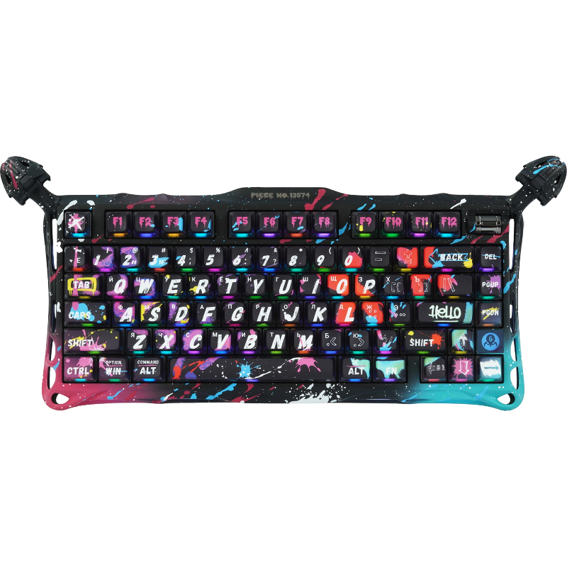 Клавиатура Gravastar Mercury V75 Pro U CG BLK RU, белый