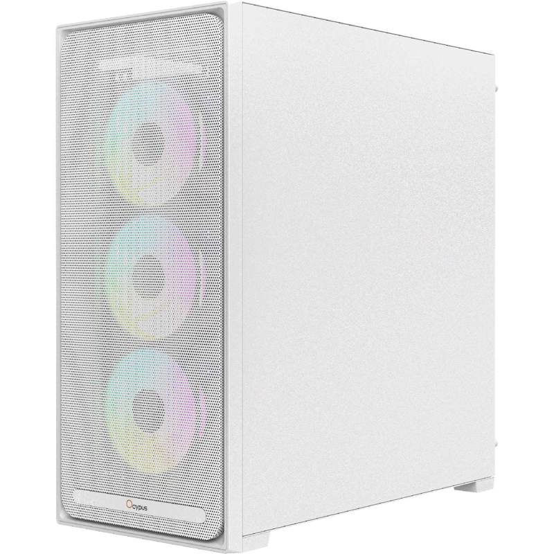 Корпус для ПК Ocypus Delta C70 WH ARGB, Midi Tower, белый, под ATX, E-ATX, mATX, Mini-ITX, фото 2