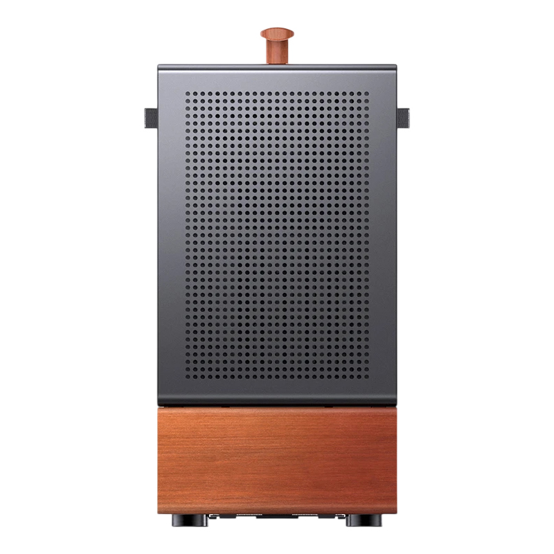 Корпус для ПК Jonsbo T7, Mini Tower, чёрный, под mATX, mITX, материал алюминий, дерево, сталь и др., фото 5