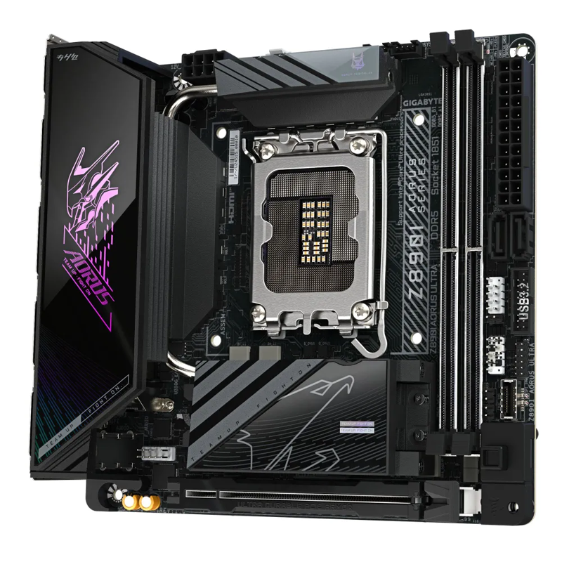 Материнская плата Gigabyte Z890I AORUS ULTRA, LGA1851, Intel Z890, Mini-ITX, DDR5, фото 16